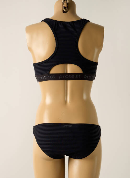 Maillot de bain 2 pièces noir PROTEST pour femme