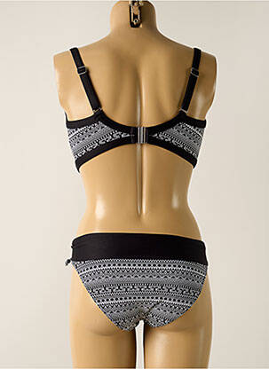 Maillot de bain 2 pièces stretch haut soutien-gorge emboitant noir SUN PLAYA femme