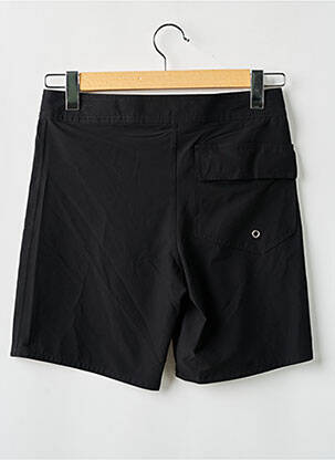 Short de bain effet matière satinée noir SUN PROJECT homme