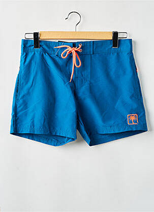 Short de bain fermeture liens à nouer bleu SUN PROJECT homme