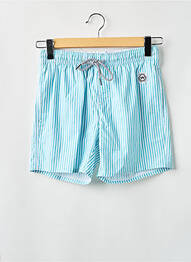 Short de bain imprimé rayures vert WAXX homme