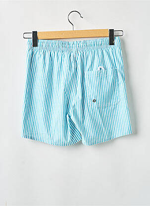 Short de bain imprimé rayures vert WAXX homme