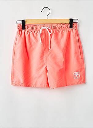 Short de bain tissage popeline orange SUN PROJECT homme