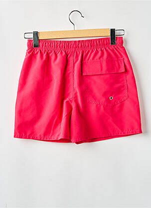 Short de bain tissage popeline rouge SUN PROJECT homme