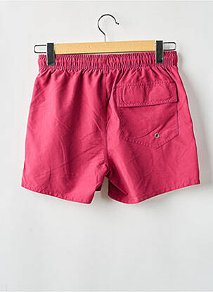 Short de bain tissage popeline rouge SUN PROJECT homme