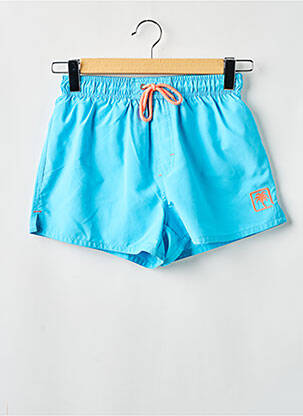 Short de bain tissage popeline bleu SUN PROJECT homme
