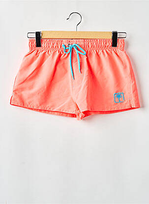 Short de bain tissage popeline orange SUN PROJECT homme