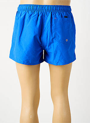 Short de bain tissage popeline bleu SUN PROJECT homme