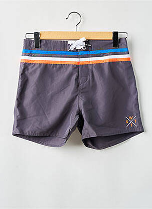 Short de bain stretch gris WATTS garçon
