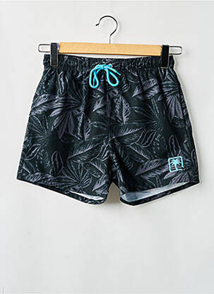 Short de bain imprimé tie and dye noir SUN PROJECT homme
