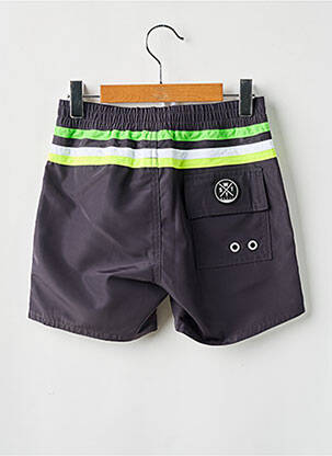 Short de bain stretch gris WATTS garçon