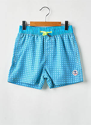 Short de bain stretch bleu LAGON BLEU garcon