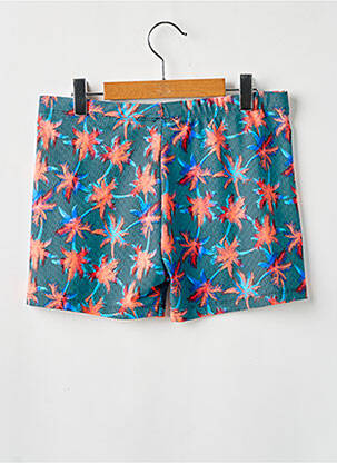 Short de bain effet matière satinée bleu SUN PROJECT garçon