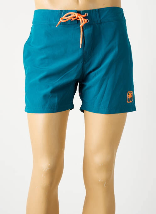 Short de bain fermeture liens à nouer vert SUN PROJECT homme