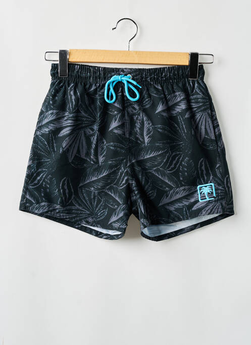 Short de bain imprimé tie and dye noir SUN PROJECT homme