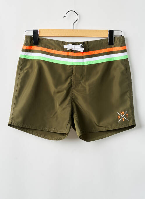 Short de bain vert WATTS pour homme