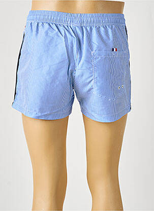 Short de bain imprimé rayures bleu LAGON BLEU homme