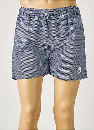 Short de bain tissage popeline bleu WAXX homme