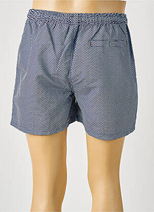 Short de bain tissage popeline bleu WAXX homme