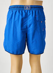 Short de bain bleu SCUOLA NAUTICA ITALIANA pour homme seconde vue