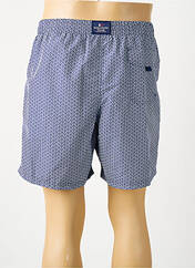 Short de bain bleu SCUOLA NAUTICA ITALIANA pour homme seconde vue