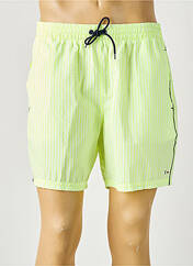 Short de bain vert SCUOLA NAUTICA ITALIANA pour homme seconde vue