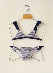 Maillot de bain 2 pièces bleu BORABORA pour fille seconde vue