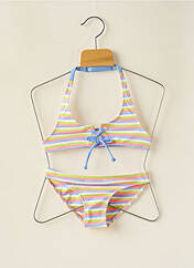 Maillot de bain 2 pièces bleu BORABORA pour fille seconde vue