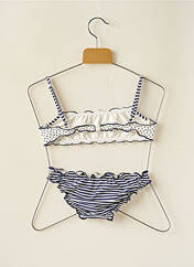 Maillot de bain 2 pièces bleu BORABORA pour fille seconde vue