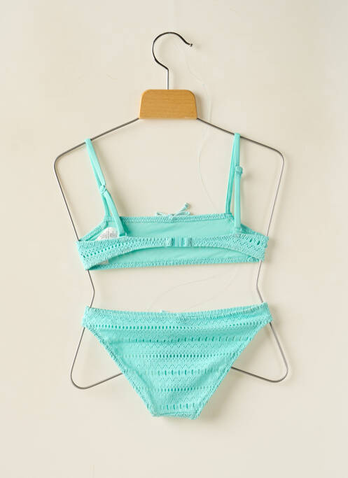 Maillot de bain 2 pièces bleu BORABORA pour fille