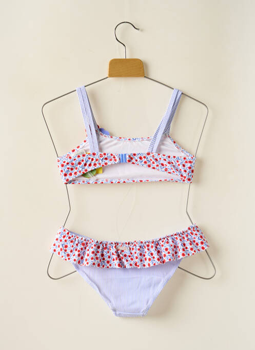 Maillot de bain 2 pièces bleu YSABEL MORA fille