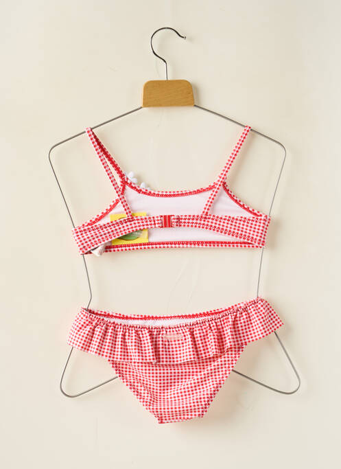 Maillot de bain 2 pièces rouge YSABEL MORA fille