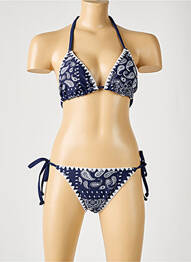 Bas de maillot de bain bleu LAGON BLEU fille