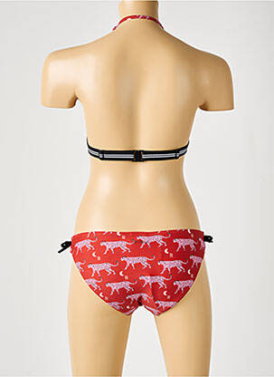 Maillot de bain 2 pièces culotte marron PROTEST fille