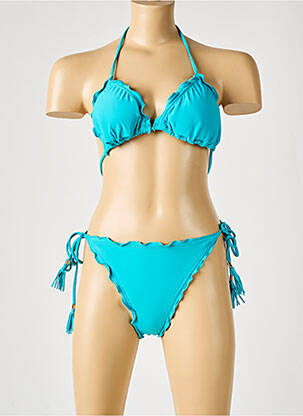 Maillot de bain 2 pièces haut triangles haut triangles bleu RIO DE SOL femme