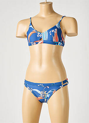 Maillot de bain 2 pièces imprimé fantaisie bleu SEAFOLLY fille