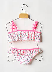 Bas de maillot de bain rose LULUCASTAGNETTE pour fille seconde vue