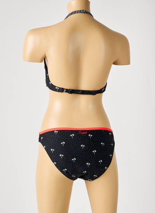 Maillot de bain 2 pièces noir PROTEST fille