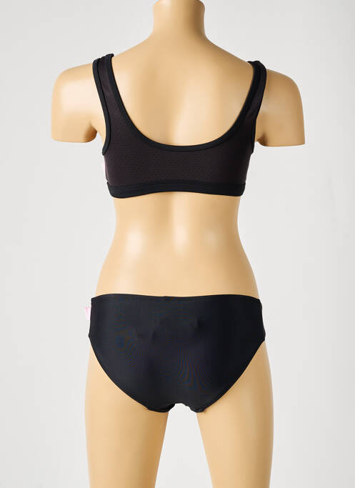 Maillot de bain 2 pièces noir SEAFOLLY pour fille