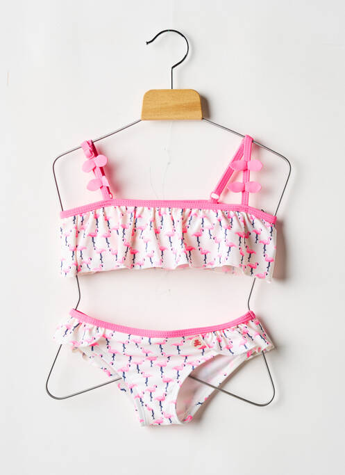 Bas de maillot de bain rose LULUCASTAGNETTE pour fille