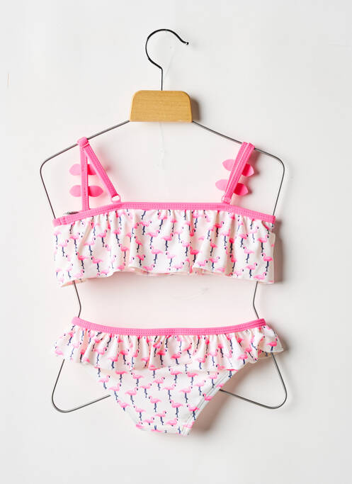 Bas de maillot de bain rose LULUCASTAGNETTE pour fille