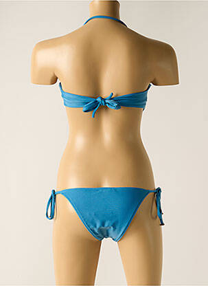 Maillot de bain 2 pièces stretch haut bandeau bleu RIO DE SOL femme