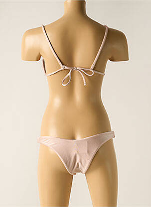 Maillot de bain 2 pièces stretch haut soutien-gorge avec mousse de rembourrage amovible rose RIO DE SOL femme
