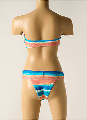 Maillot de bain 2 pièces stretch haut bandeau bleu RIO DE SOL femme