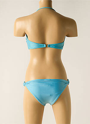 Maillot de bain 2 pièces stretch haut bandeau bleu RIO DE SOL femme