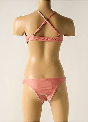 Maillot de bain 2 pièces stretch haut soutien-gorge avec mousse de rembourrage amovible rose RIO DE SOL femme