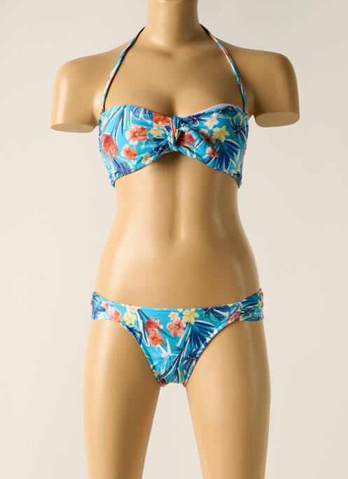 Maillot de bain 2 pièces bleu RIO DE SOL pour femme