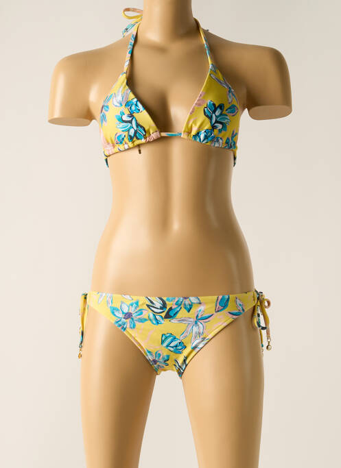 Maillot de bain 2 pièces jaune RIO DE SOL pour femme