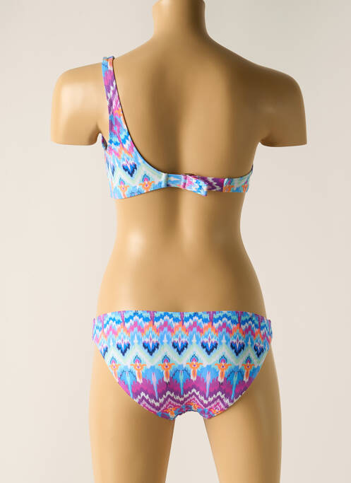 Maillot de bain 2 pièces bleu DAG ADOM pour fille