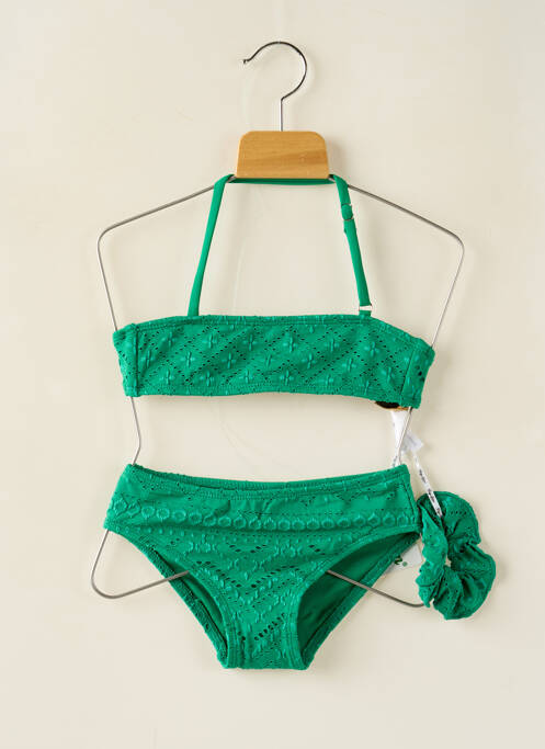 Maillot de bain 2 pièces vert DAG ADOM pour fille